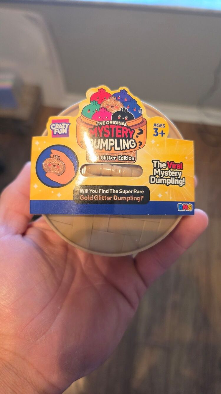 The Original Mystery Dumpling - Gold Glitter Edition - Viral Sensory Toy - New